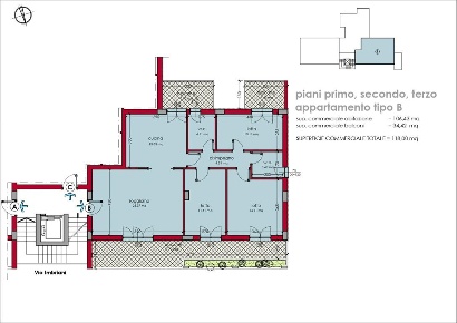 Foto Appartamento in VIA IMBRIANI, Modugno di 106 m² con 4 locali