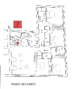 Foto Appartamento a Siena Piazza del Campo - Duprè di 170 m² con 5 locali
