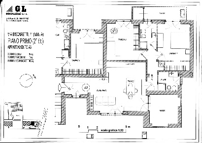 Foto Appartamento in Via Biscaretti, Chieri Semicentro di 97 m² in vendita