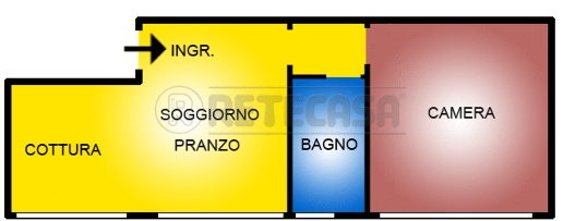 Foto Appartamento a Pontedera Oltrera di 47 m² con 2 locali in vendita