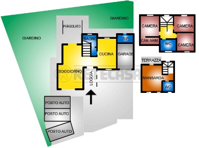 Foto Villa bifamiliare in Via S. Lucia s/n, Pontedera Santa Lucia, La Borra