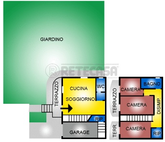 Foto Villa a schiera a San Miniato San Donato di 165 m² con 4 locali