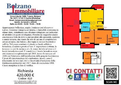 Foto Appartamento in laives, Laives di 124 m² in vendita