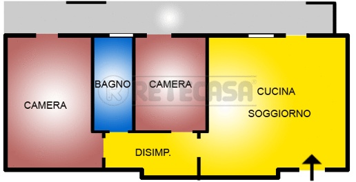 Foto Appartamento a Ponsacco Centro di 77 m² con 3 locali in vendita