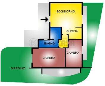 Foto Appartamento a Ponsacco di 75 m² con 3 locali in vendita