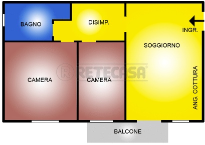 Foto Appartamento a Santa Croce sull'Arno Centro di 65 m² con 3 locali