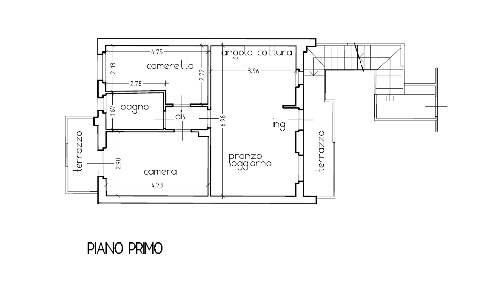 Foto Appartamento a Santa Croce sull'Arno Centro di 60 m² con 3 locali