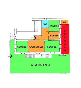 Foto Appartamento a La Spezia La Scorza - Fossitermi di 90 m² con 5 locali