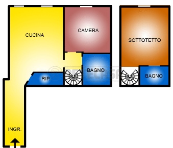 Foto Appartamento a Castelfranco di Sotto di 75 m² con 3 locali in vendita