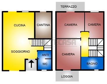 Foto Appartamento a Castelfranco di Sotto di 130 m² con 4 locali in vendita