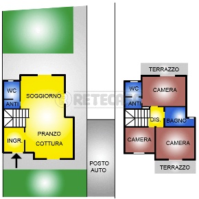 Foto Villa bifamiliare a Montopoli in Val d'Arno di 200 m² con 5 locali