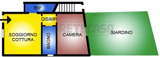 Foto Appartamento in V. XX Settembre, Calcinaia Centro di 53 m² in vendita