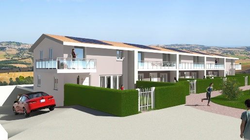 Foto Villa a schiera in Contrada San Donato 73, Monteprandone di 195 m²