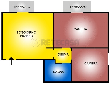 Foto Appartamento a Santa Maria a Monte di 60 m² con 3 locali in vendita