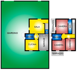 Foto Villa a schiera a Santa Maria a Monte Centro di 160 m² con 5 locali