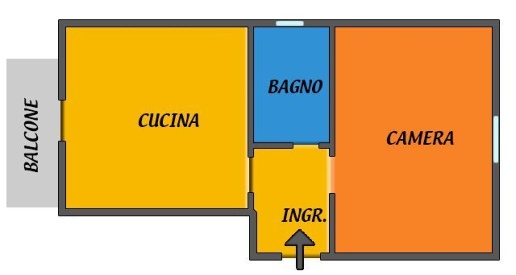 Foto Appartamento a Bologna Massarenti con 2 locali in affitto