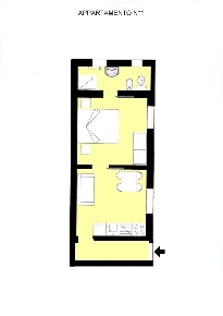 Foto Appartamento in Via del Ponte alle Riffe, Firenze Le Cure di 40 m²