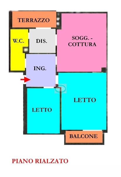 appartamento in vendita a Meldola
