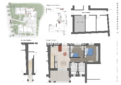 Foto Appartamento a Monteriggioni Uopini di 83 m² con 4 locali in vendita