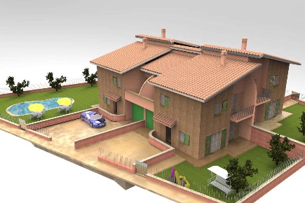 Foto Villa a schiera in Via Tiberina, Deruta Centro di 150 m² con 4 locali