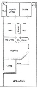 Foto Appartamento a Conselice Lavezzola di 100 m² con 6 locali in vendita
