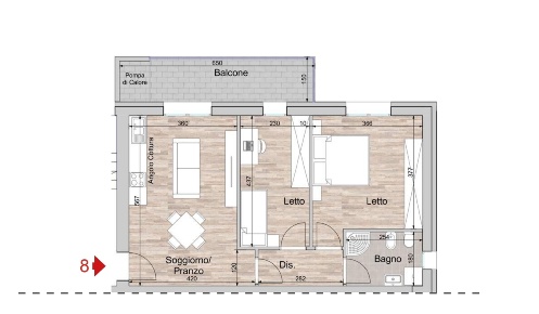 Foto Appartamento a Reggio nell'Emilia Carrozzone di 80 m² con 3 locali