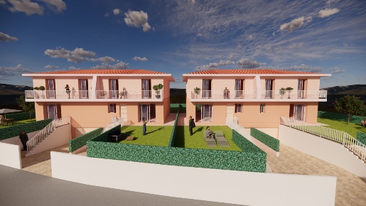Foto Villa a schiera a Folignano di 169 m² con 6 locali in vendita