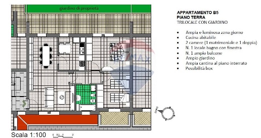 Foto Appartamento in Via Moro, Calusco d'Adda di 90 m² con 3 locali