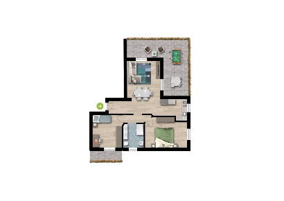 Foto Appartamento in Via Giardini Nord, Serramazzoni di 120 m² con 3 locali