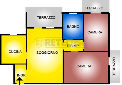 Foto Appartamento in via del Monte, Bientina Centro di 85 m² con 3 locali