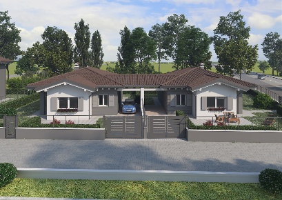Foto Villa a schiera in via Paolo Borsellino, Baricella di 125 m²