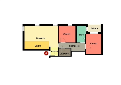 Foto Appartamento a Cavezzo Centro di 101 m² con 3 locali in vendita