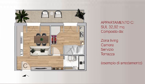 Foto Appartamento a Firenze Novoli di 33 m² con 2 locali in vendita