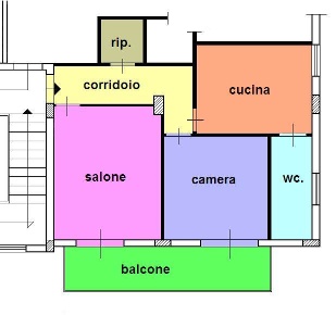 Foto Appartamento in Via Zizzo  58, Villafranca Tirrena Centro di 66 m²
