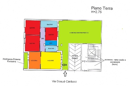 Foto Appartamento in Via Carducci 54, Casamassima di 115 m² con 4 locali