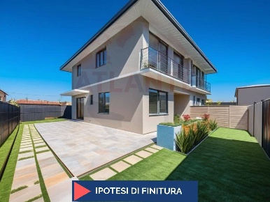 Foto Villa bifamiliare in Via Caravaggio Roccafranca, Roccafranca di 120 m²
