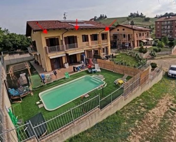 Foto Villa bifamiliare in Strada Canelli 66, Costigliole d'Asti di 558 m²