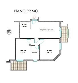 Foto Appartamento in via del palazzo, Chianciano Terme di 65 m² in vendita