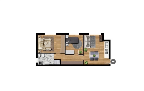 Foto Appartamento in Via Ugo Dozzio  11, Belgioioso di 65 m² con 3 locali