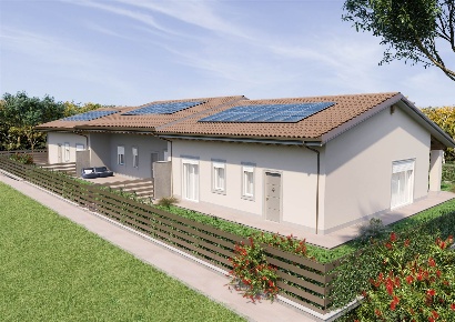 Foto Villa a schiera in via Leonardo da Vinci 21, Pontirolo Nuovo di 144 m²