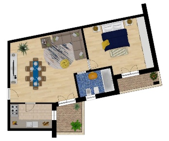Foto Appartamento in Via XXV Aprile 3, Verzuolo di 60 m² con 2 locali