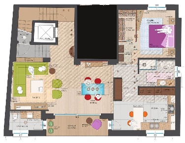 Foto Appartamento in Piazza San Giovanni Battista, Casnigo di 122 m²