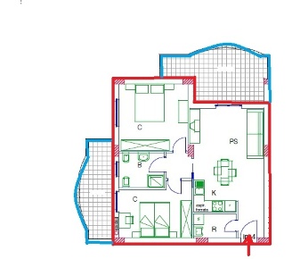 Foto Appartamento a Acquaviva Picena di 70 m² con 3 locali in vendita