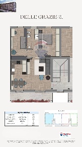 Foto Appartamento in Via Delle Grazie, Albuzzano di 90 m² con 3 locali