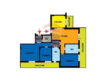 Foto Appartamento in Via E.Ricci, Napoli di 150 m² con 6 locali in vendita