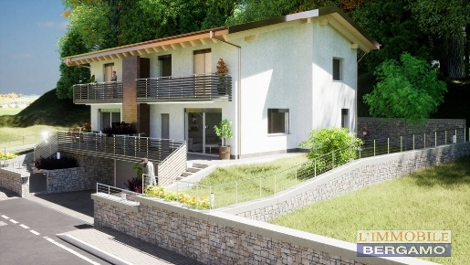 Foto Villa unifamiliare in Via Rossini, Sant'Omobono Terme di 197 m²