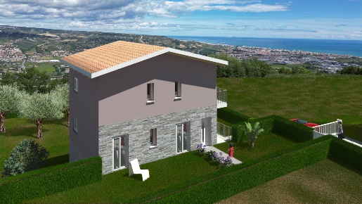Foto Villa singola in Via Fonte Ottone 11, Colonnella di 192 m² in vendita