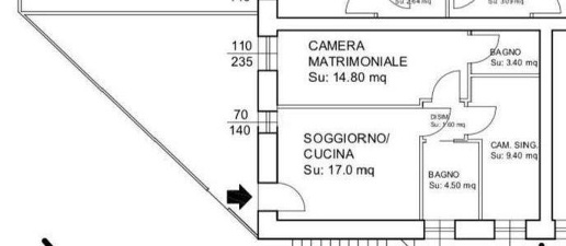 Foto Appartamento in Via Marconi, Belfiore di 95 m² con 3 locali in vendita