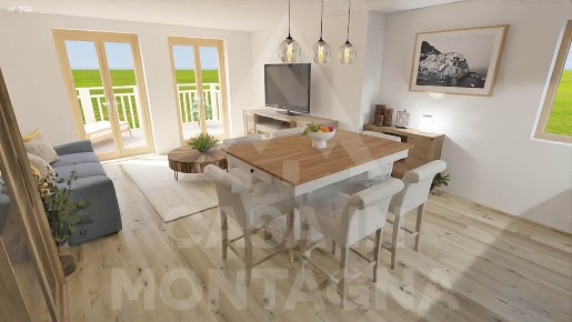 Foto Appartamento a Castello-Molina di Fiemme di 70 m² con 3 locali