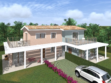 Foto Villa bifamiliare in Frazione Capodipiano 14, Roccafluvione di 140 m²